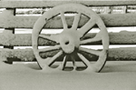  Wagon Wheel Black and White